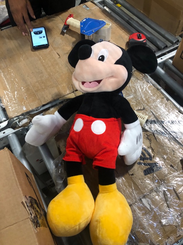 Photo 1 of Disney Junior Mickey Mouse Jumbo 25-inch Plush Mickey Mouse, by Just Play