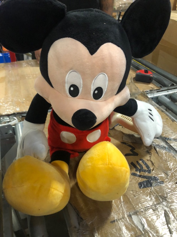 Photo 1 of Disney Junior Mickey Mouse Jumbo 25-inch Plush Mickey Mouse, by Just Play