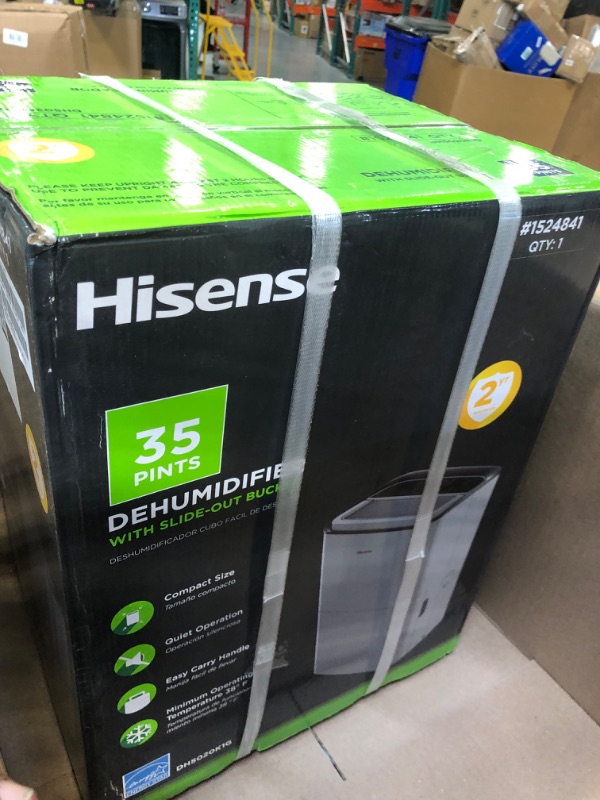 Photo 4 of Hisense 35-Pint 2-Speed Dehumidifier