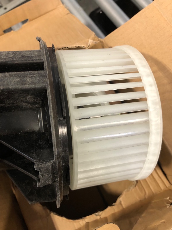 Photo 3 of AC Heater Blower Motor with Fan - Compatible with Buick, Chevy, GMC & Saturn Vehicles - Enclave, Silverado, Silverado, Silverado 3500 HD, Traverse, Acadia, Sierra - Replaces 15-81786, 22810567, 700236