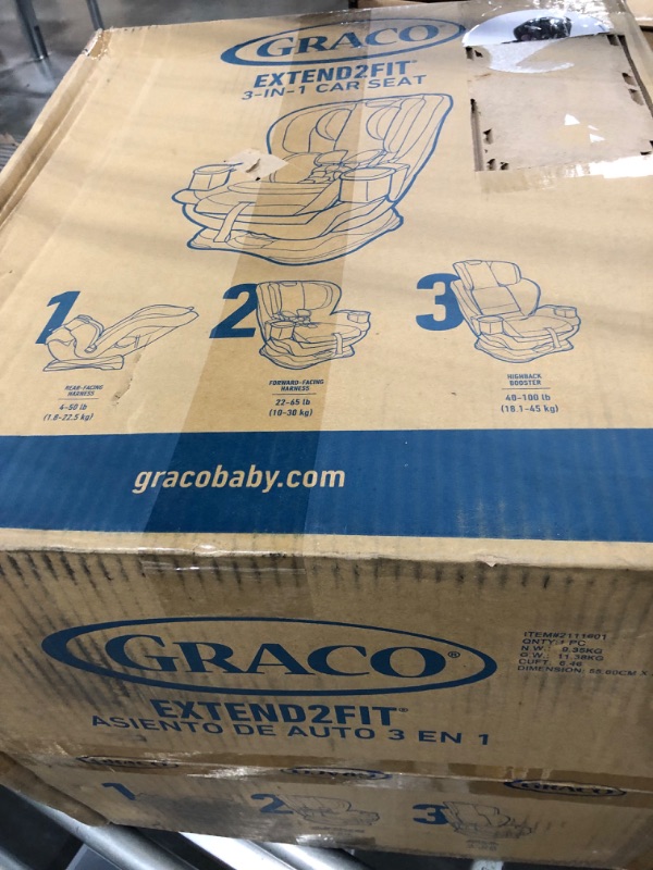 Photo 1 of Graco Extend2Fit 3-in-1 Car Seat, Norah 3-in-1 Norah