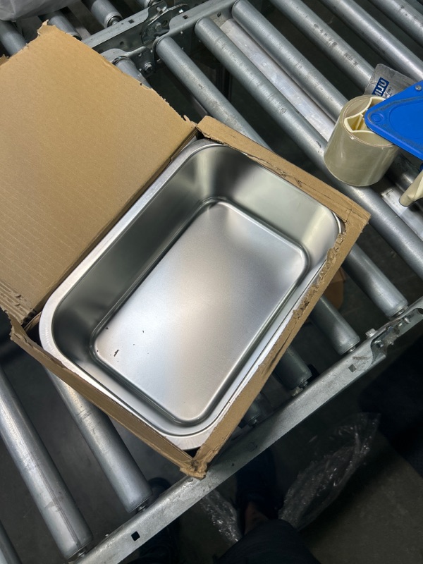 Photo 1 of AIPERRO Stainless Steel Dog Bowls for Large Dogs, Large Capacity Metal Dog Water Bowl & Dog Food Bowls, Indoor and Outdoor Universal Pet Bowl 159 Oz or 1.2 Gallons /18 Cups 1 Pcs