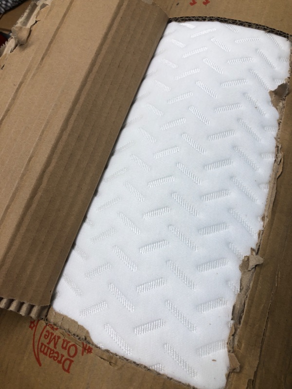 Photo 2 of Dream On Me Baby Fairy 5” Foam Crib & Toddler Bed Mattress in a Box, White I Greenguard Gold Certified I JPMA Certified Baby Fairy Dust Mattress