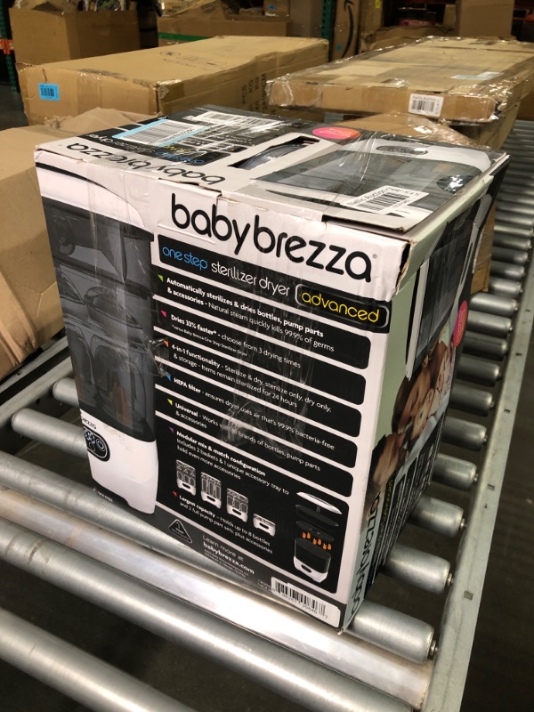 Photo 1 of Baby Brezza Baby Bottle Sterilizer and Dryer Advanced – Electric Steam Sterilization Machine – Universal Sterilizing for All Bottles: Plastic + Glass + Pacifiers + Breast Pump Parts - HEPA Filtration