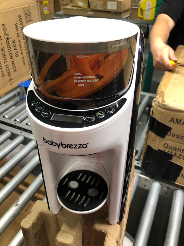 Photo 2 of New and Improved Baby Brezza Formula Pro Advanced Formula Dispenser Machine - Automatically Mix a Warm Formula Bottle Instantly - Easily Make Bottle with Automatic Powder Blending