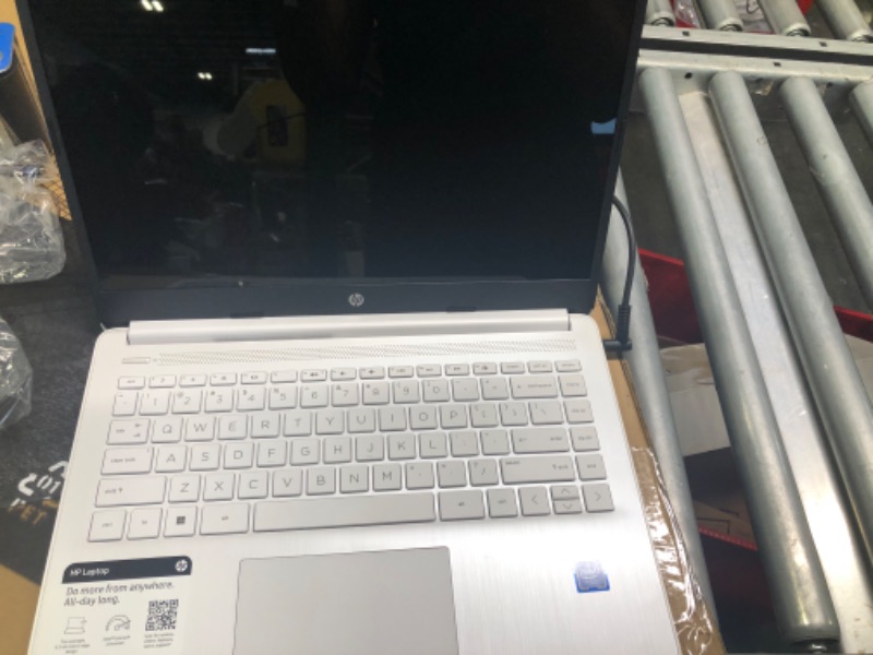 Photo 5 of HP 2022 Newest Stream 14" HD Display, Intel Celeron N4120 Processor, 4GB Memory - 64GB eMMC,WiFi,Bluetooth, Type-C, 802.11AC, Win10 S - Snowflake White