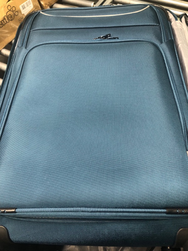 Photo 2 of Coolife Luggage 3 Piece Set Suitcase Spinner Softshell lightweight TEAL