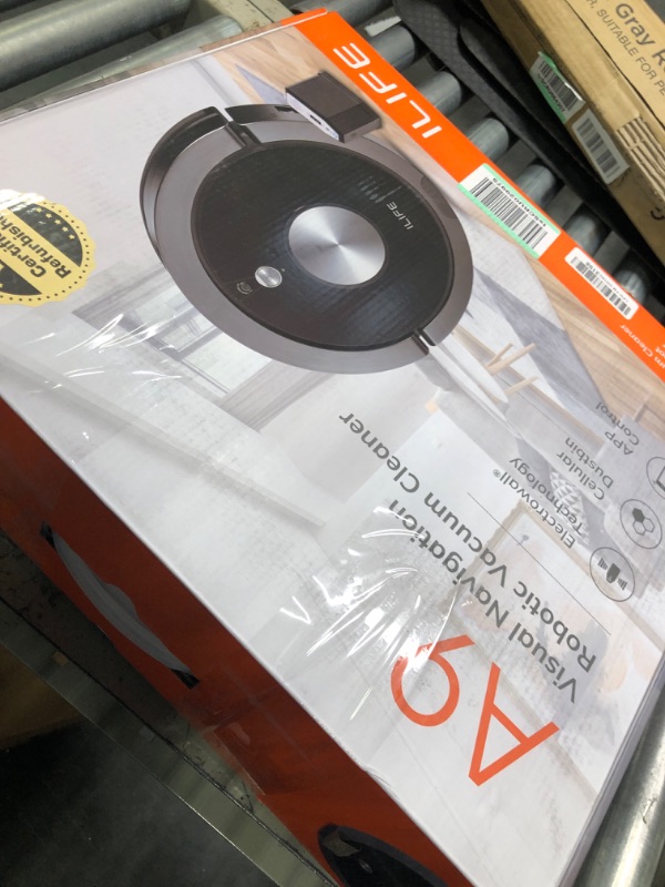 Photo 1 of ILIFE A9 Mopping Robot Vacuum Cleaner, Robot Vacuum and Mop Combo, Lidar Navigation,2000Pa Strong Suction,Wi-Fi Connected, Works with Alexa, Multiple-Floor Mapping, for Pet Hair, Hard Floor, Carpets.