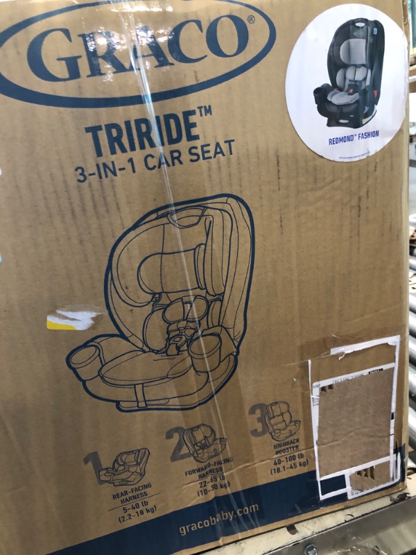 Photo 2 of GRACO TriRide 3 in 1, 3 Modes of Use from Rear Facing to Highback Booster Car Seat, Redmond