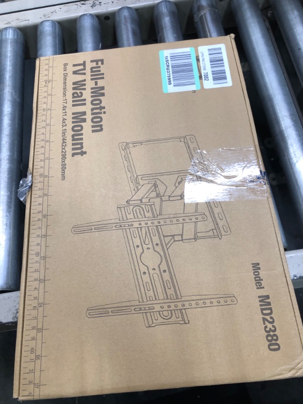 Photo 1 of Mounting Dream UL Listed TV Wall Mount for Most 32-55 inch TV, Some up to 65 inch, Full Motion TV Mount with Articulating Dual Arms, Max VESA 400x400mm, 99 lbs, Fits 16 inch Studs, MD2380