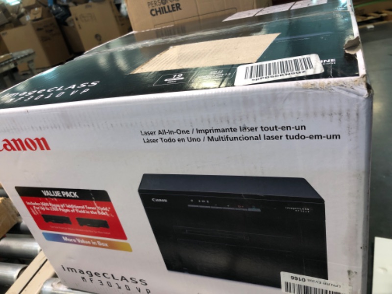 Photo 1 of Canon imageCLASS MF3010 VP Wired Monochrome Laser Printer with Scanner, USB Cable Included, Black