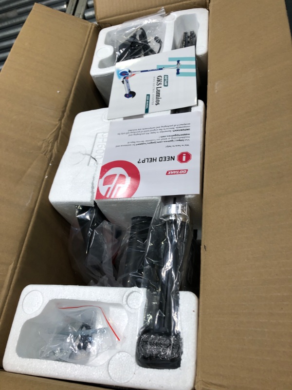 Photo 1 of Gotrax GKS Lumios Electric Scooter for Kids 6-12, 150W Motor and 6" LED Front Wheel Kick Scooter, Up to 6.25 Miles and 7.5mph, UL Certified Kids Electric Scooter Gray