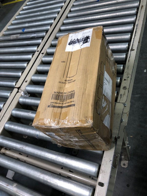 Photo 1 of Stretch Film, HERKKA Stretch Wrap with Handles Industrial Strength, Moving Wrapping Plastic Roll, Shrink Wrap for Pallet Wrap, 15" x 1000 Feet, 4 Pack, 60 Gauge
