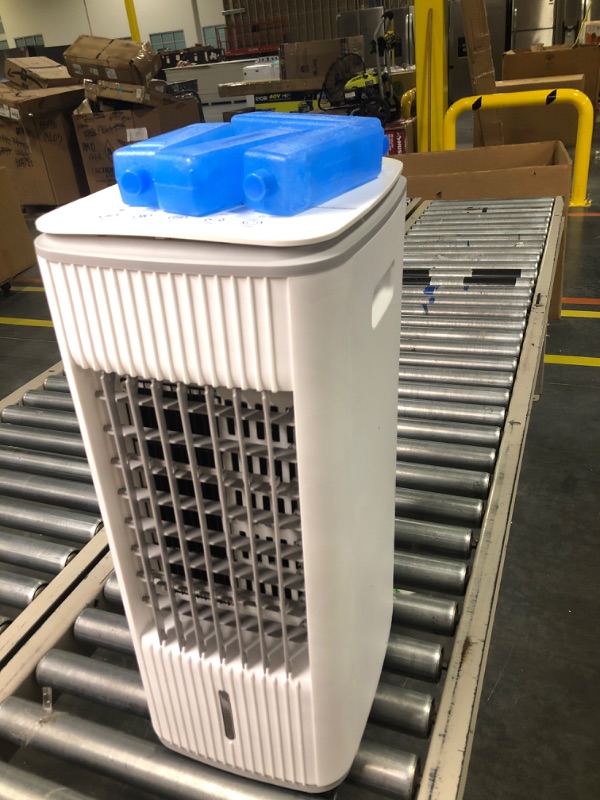 Photo 3 of Evaporative Air Cooler, BALKO 3-IN-1 Windowless Swamp Cooler w/ 0.8 Gal Detachable Water Tank, 7H Timer & Remote, 4 Ice Pack, 70° Oscillation, Ductless Air Conditioner Portable for Room Indoor Office