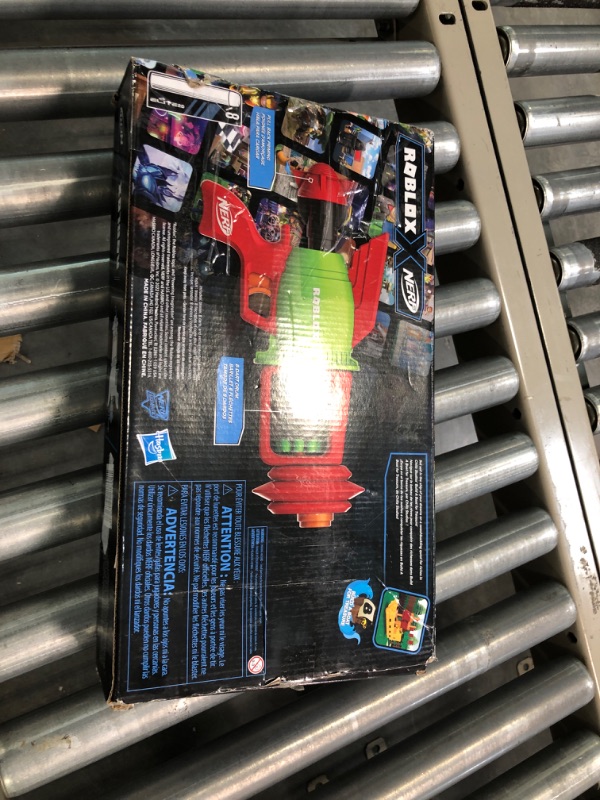 Photo 1 of NERF Roblox Build A Boat for Treasure: Spacelock Ray Blaster, Includes Code to Redeem Exclusive Virtual Item