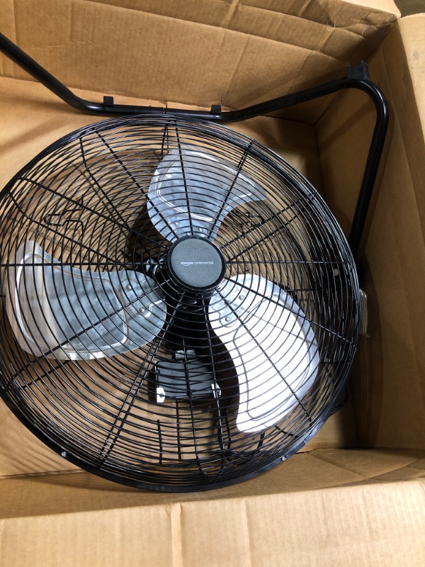 Photo 3 of AmazonCommercial 20" High Velocity Industrial Fan, Black,