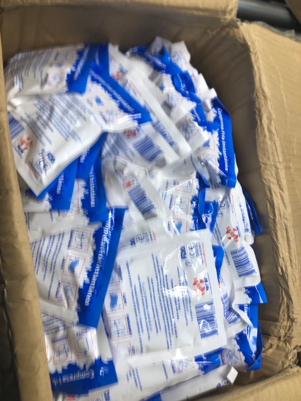 Photo 3 of Case of 125 Instant Cold Packs, 5" x 6" (4" x 5" Cold Area) - Disposable Cold Compresses - No pre-Chilling Required for Quick, Effective First aid Treatment & Relief of Aches, Pains, Bumps & Bruises