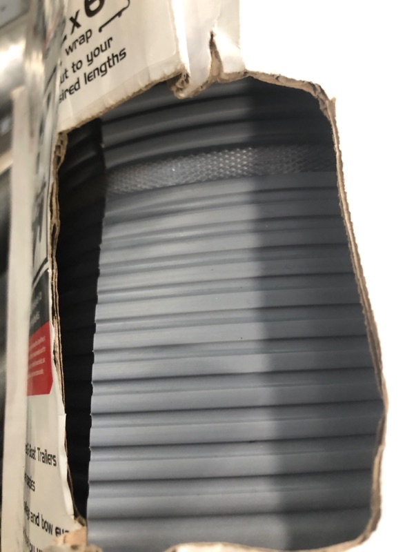 Photo 1 of Caliber Bunk Wrap Kit 23052, 16-ft Roll of 2x6-in Bunk Wrap with Endcaps, Grey 16' x 2" x 6" Grey