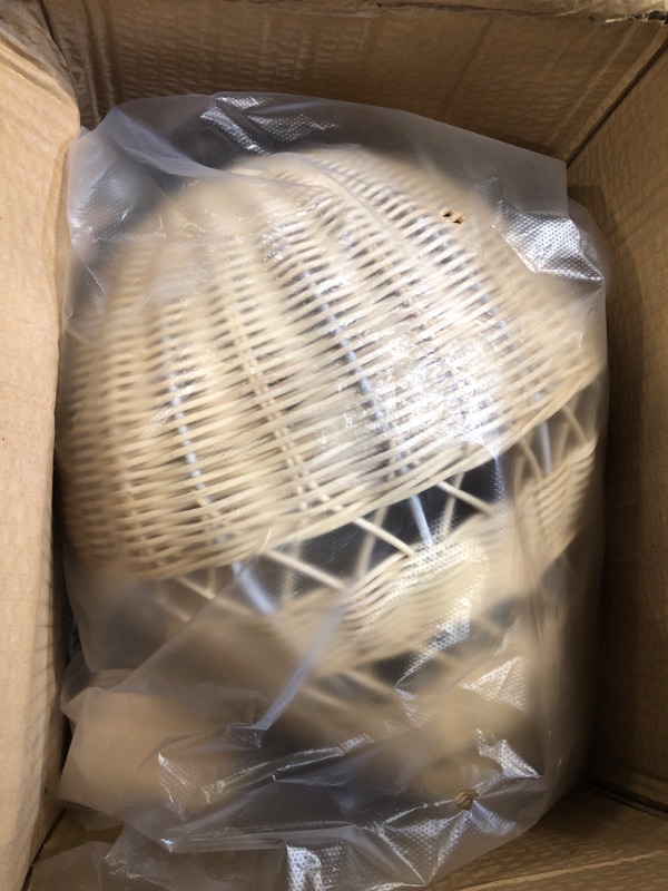Photo 1 of Hot Air Balloon Woven Rattan Hot 20 Inch Air Balloon Floating the Skies Air Balloon Photo Prop Hanging Home Decor for Kid Room Preschool Ornament