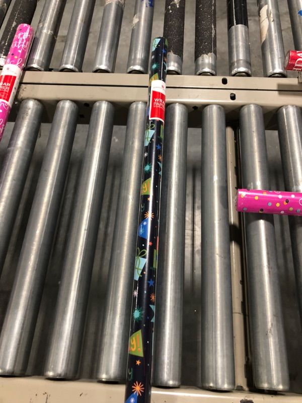 Photo 1 of American Greetings Reversible Birthday Wrapping Paper 20 ft