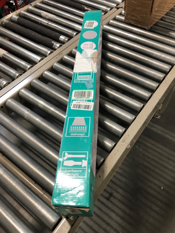 Photo 1 of Retractable Baby Gate for Stairs, PRObebi Retractable Dog Gate 34" Tall Extends to 72" Wide, Retractable Safety Gate for Indoor/Outdoor/Stairs/Doorways/Deck/Banisters (White) 72 Inch B-white