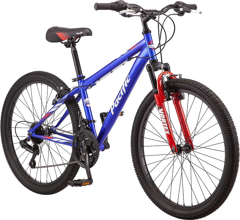 Photo 1 of ***FOR PARTS ONLY*** Pacific Cavern Youth/Adult Mountain Bike, 7 and 21 Speed Twist Shifter Options, 12-17.5-Inch Steel Frame, Multiple Colors