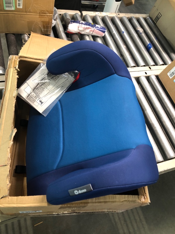 Photo 1 of Diono Solana 2 XL 2022, Dual Latch Connectors, Lightweight Backless Belt-Positioning Booster Car Seat, 8 Years 1 Booster Seat, Blue NEW! LATCH Connect Single Blue