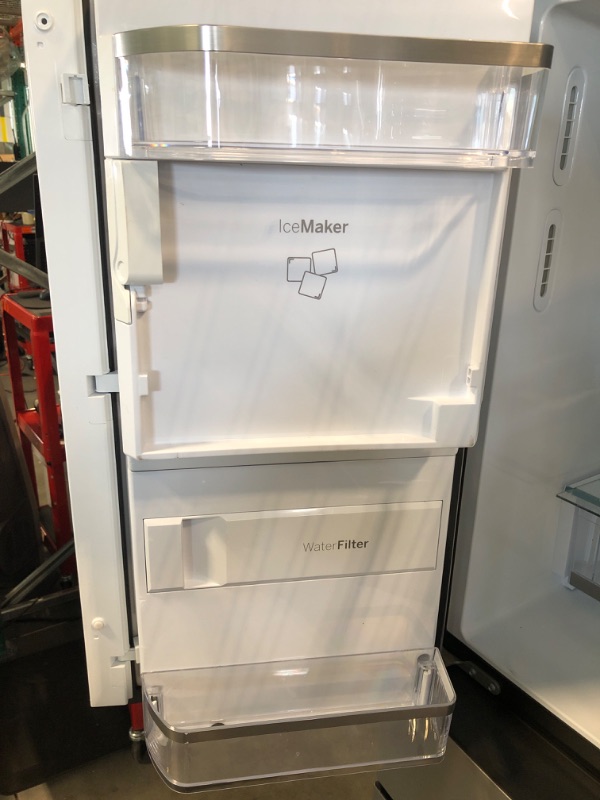 Photo 7 of GE Profile 27.9 cu. ft. Smart 4-Door French Door Refrigerator with Door in Door in Fingerprint Resistant Stainless Steel
