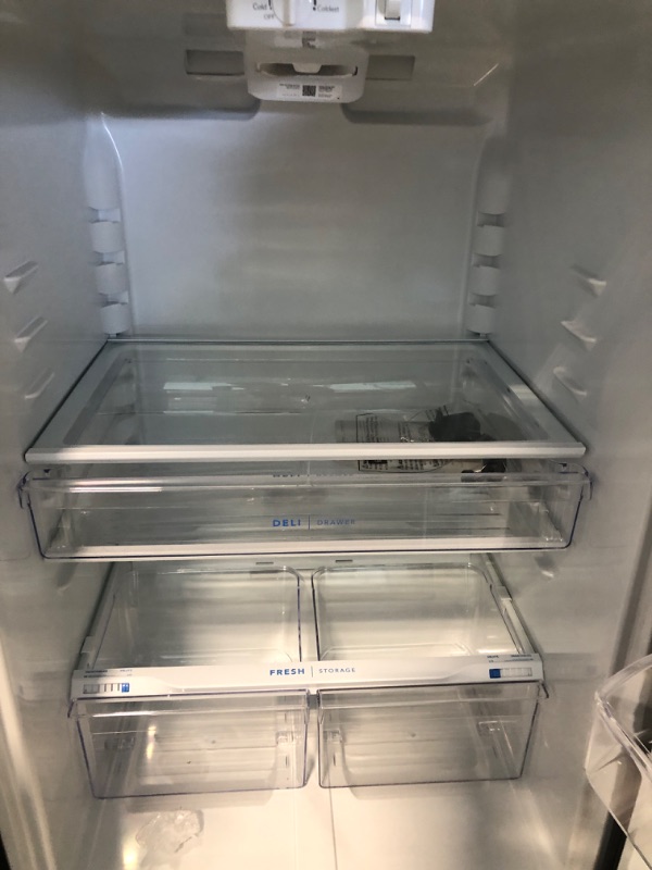 Photo 4 of Frigidaire 30 in. 18.3 cu. ft. Top Freezer Refrigerator in Black
