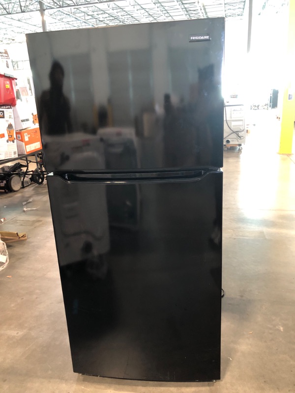 Photo 2 of Frigidaire 30 in. 18.3 cu. ft. Top Freezer Refrigerator in Black
