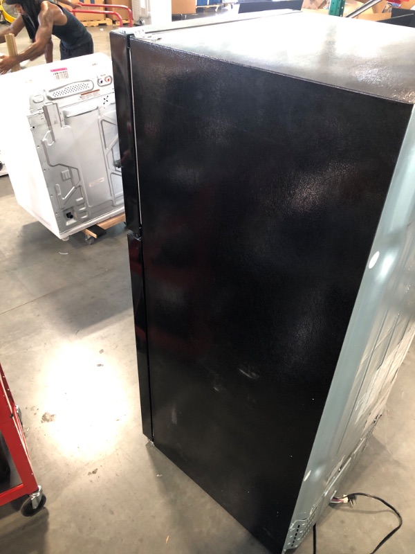 Photo 7 of Frigidaire 30 in. 18.3 cu. ft. Top Freezer Refrigerator in Black
