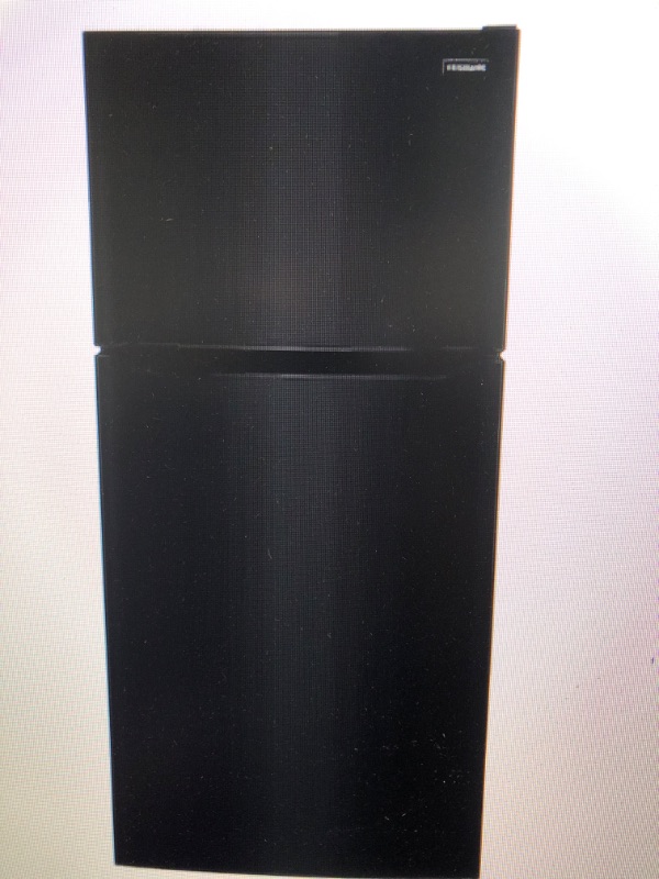 Photo 1 of Frigidaire 30 in. 18.3 cu. ft. Top Freezer Refrigerator in Black
