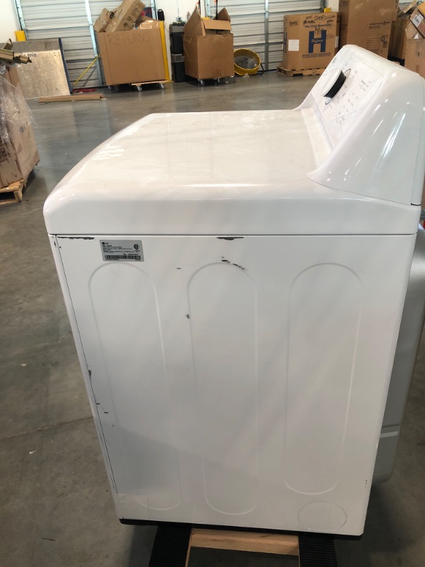 Photo 5 of LG 7.3-cu ft Electric Dryer (White) ENERGY STAR
