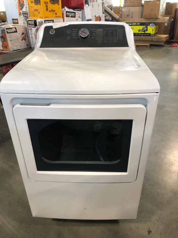 Photo 2 of GE 7.4-cu ft Electric Dryer (White)
