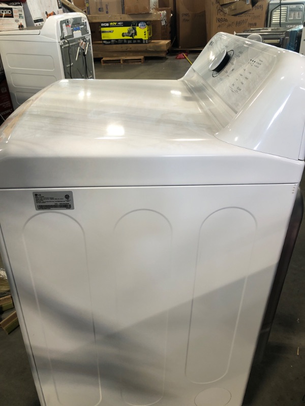 Photo 6 of LG 7.3-cu ft Electric Dryer (White) ENERGY STAR