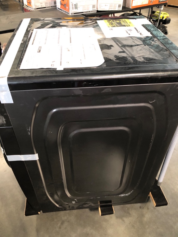 Photo 6 of samsung 5 cu. ft. Extra Large Capacity Smart Front Load Washer in Brushed Black with Super Speed Wash and Steam
