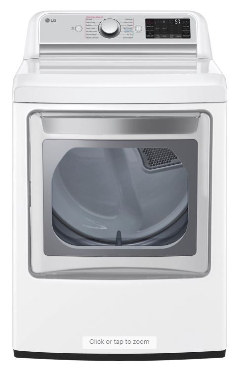 Photo 1 of LG 5.5 cu. ft. SMART Top Load Washer in White with Impeller, Allergiene Steam Cycle and TurboWash3D Technology
