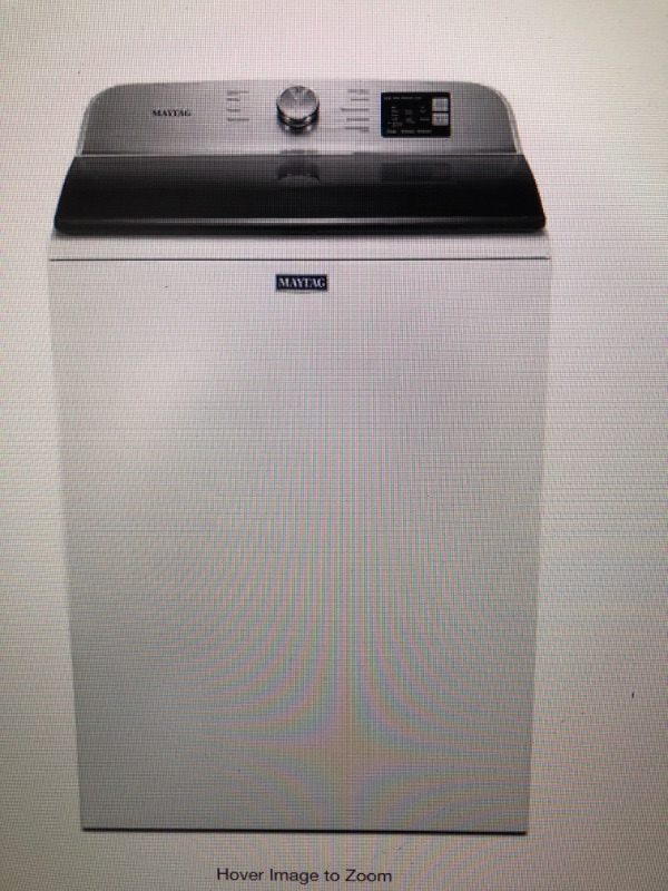 Photo 1 of Maytag 28 in. 4.8 cu. ft. White Top Load Washing Machine with Deep Fill
