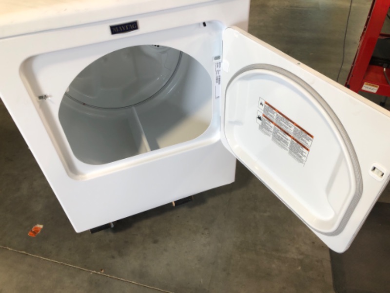 Photo 4 of maytag 7.0 cu. ft. Vented Electric Dryer in White
