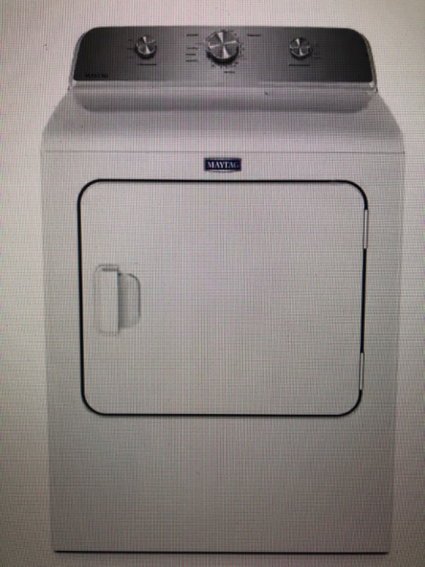 Photo 1 of maytag 7.0 cu. ft. Vented Electric Dryer in White
