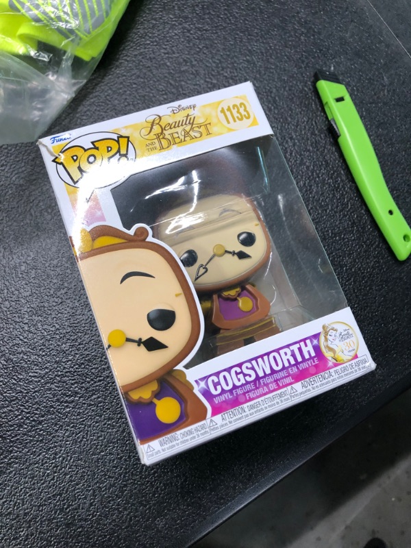 Photo 2 of Funko Pop! Disney: Beauty and The Beast - Cogsworth Multicolor 3.75 inches POP- Cogsworth