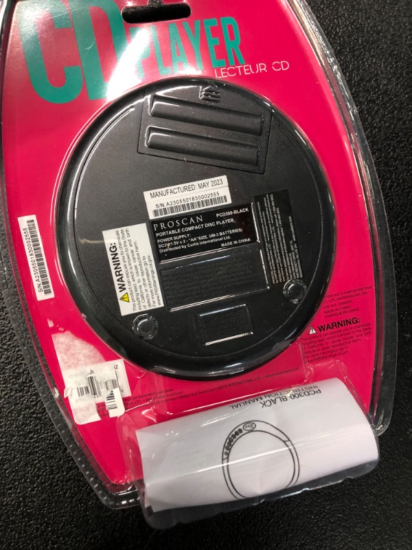 Photo 1 of Proscan Personal Compact CD Player