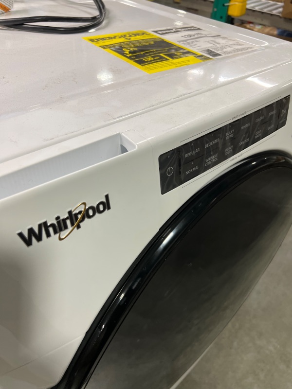 Photo 1 of 4.5 Cu. Ft. Front Load Washer with Quick Wash Cycle
Model : WFW5605MWO