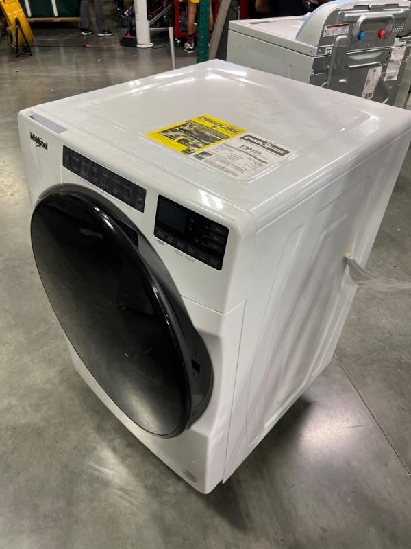 Photo 1 of 4.5 Cu. Ft. Front Load Washer with Quick Wash Cycle
Model : WFW5605MWO