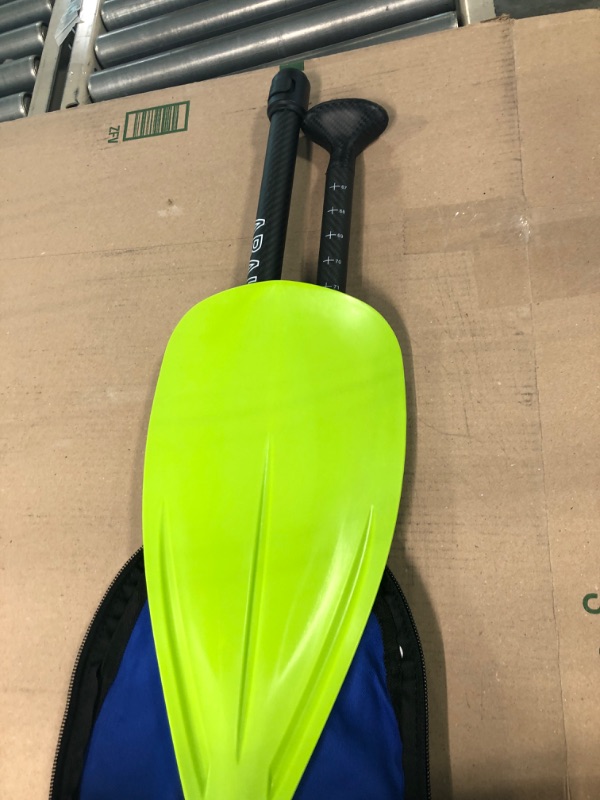 Photo 3 of Abahub SUP Paddles - 3 Piece Adjustable Stand up Paddle - Lightweight Oar for Paddleboard, Aluminum Alloy PU Coated Shaft 68" - 84", Black/Blue/Green/Orange/Red/Yellow Plastic Nylon Blade