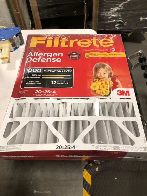 Photo 1 of 3M COMPANY NADP03-4IN-4 Ultra Allergen Filter, 1 Count (Pack of 1)