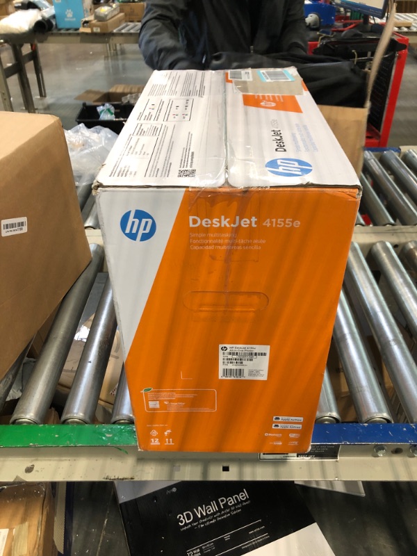 Photo 2 of HP DeskJet 4155e Wireless Color All-in-One Printer & 67XL Tri-Color High-Yield Ink Cartridge | 3YM58AN & 67XL Black High-Yield Ink Cartridge | 3YM57AN Printer + Tri-color Ink + Black Ink