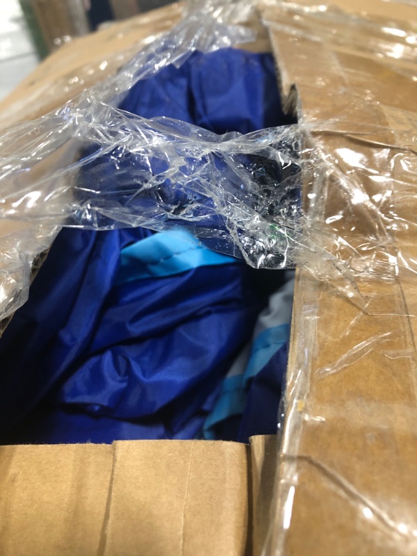 Photo 1 of MEIOUKA Pirate Ship Kid Inflatable Double Water Slide Bounce House with Blower Double Water Slides Pool Climbing Spray Outdoor Yard Water Park Bouncy House for Kids Toddlers Inflatable Water Slides Pirate Ship Double Slide Bouncer