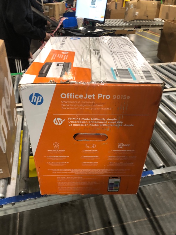 Photo 2 of HP OfficeJet Pro 9015e Wireless Color All-in-One Printer with bonus 6 months Instant ink with HP+ (1G5L3A),Gray