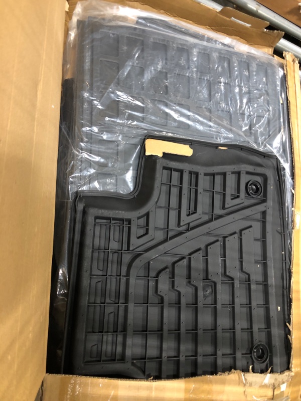 Photo 3 of Xipoo Fit 2019-2023 Toyota RAV4 Trunk Mat Rear Cargo Liners Floor Mats for Toyota RAV4 2023 2022 2021 2020 2019 Accessories (Rear Trunk Mat + Backrest Mats + Floor Mats)